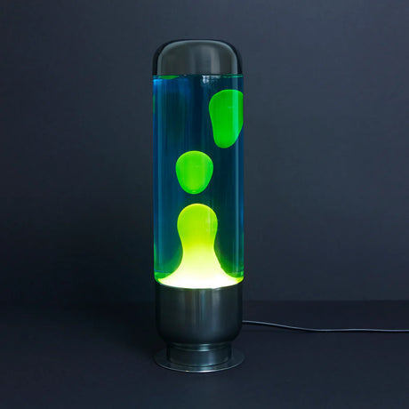 Balvi Lava Lampe “Capsule” Blue/Lime | Retro Design | Balvi