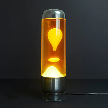 Balvi Lava Lampe “Capsule” Yellow/Orange | Retro Design | Balvi