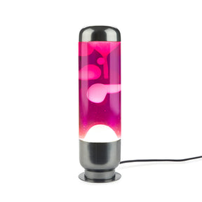 Balvi Lava Lampe “Capsule” Pink/White | Retro Design | Balvi