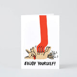 WRAP Grußkarte "Enjoy Yourself" von WRAP | Wünsche für fröhliche Momente