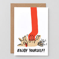 WRAP Grußkarte "Enjoy Yourself" von WRAP | Wünsche für fröhliche Momente
