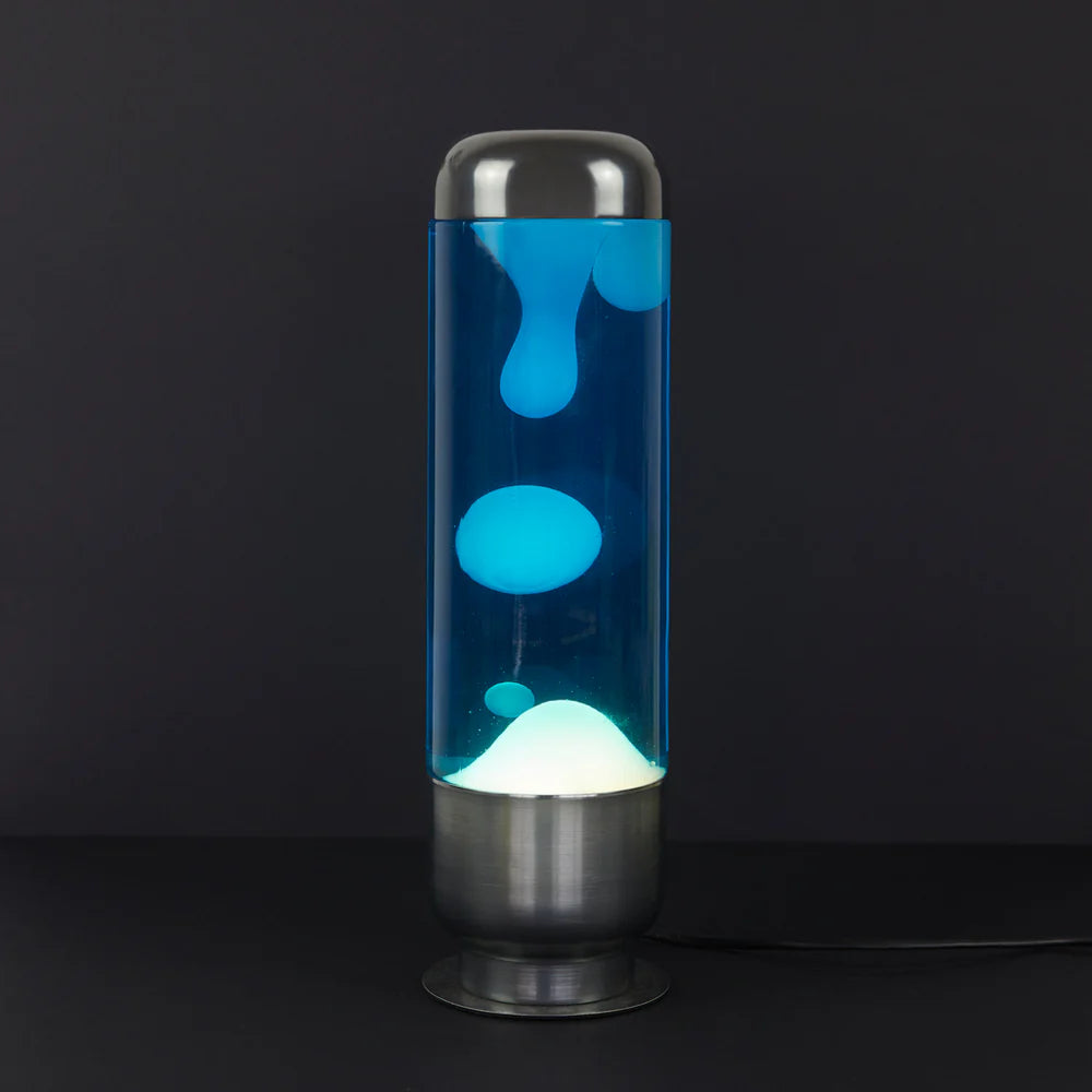 Balvi Lava Lampe “Capsule” Blue | Retro Design | Balvi