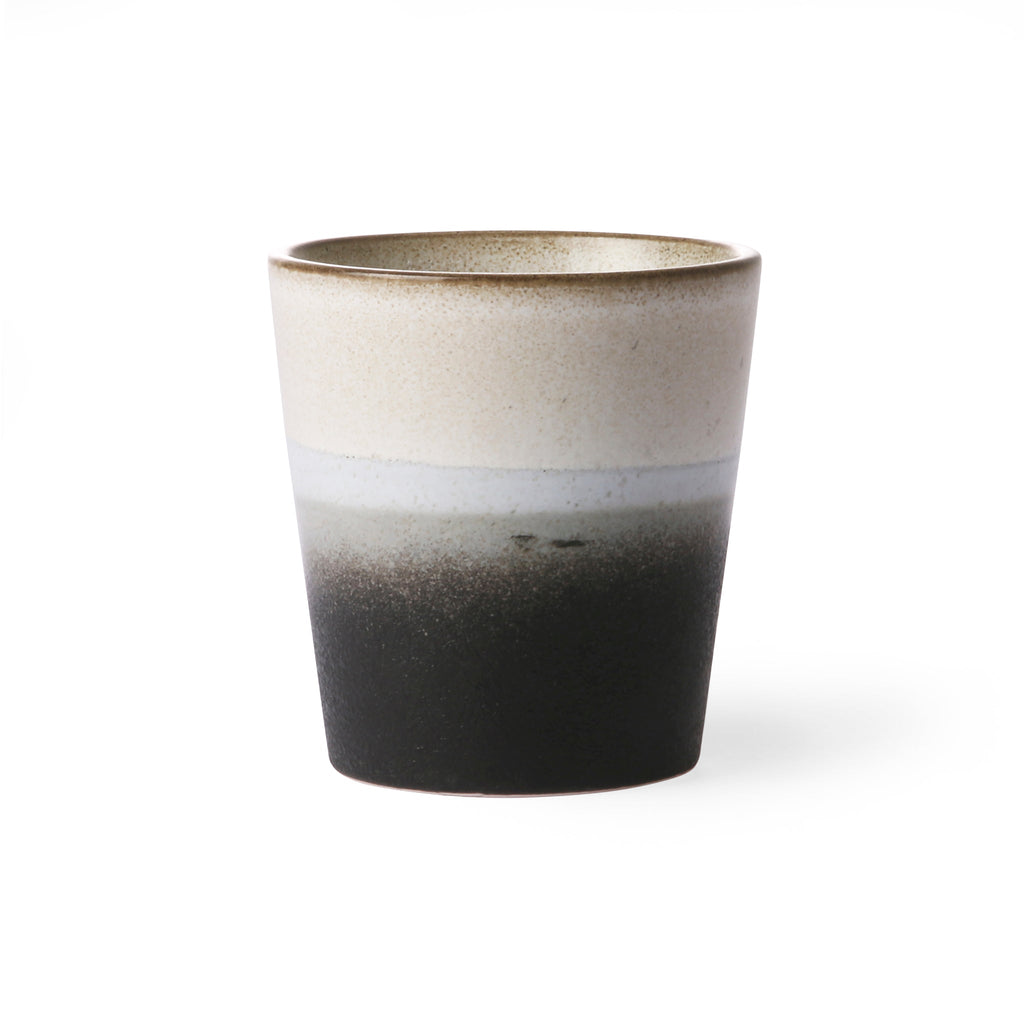 HKliving Tasse HKliving "70s Ceramics Rock" | 180ml Steingut-Tasse im Retro-Design