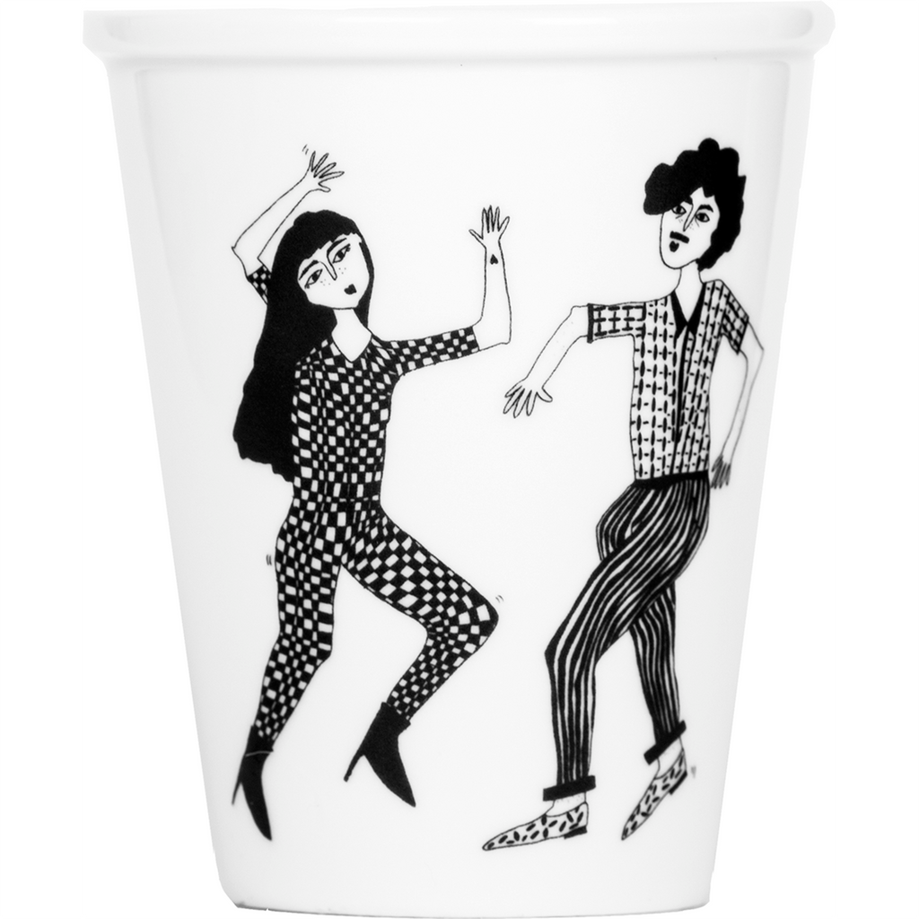 helen b Becher helen b "Dancing Couple" | Design Mug mit Illustrationen von Helen Blancheart