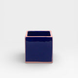 Table Machine Vase “Simple Tile” Blue & Pink | Minimalistisches Design | Table Machine