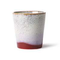 HKliving Tasse HKliving "70s Ceramics Frost" | 180ml Steingut-Tasse im Retro-Design