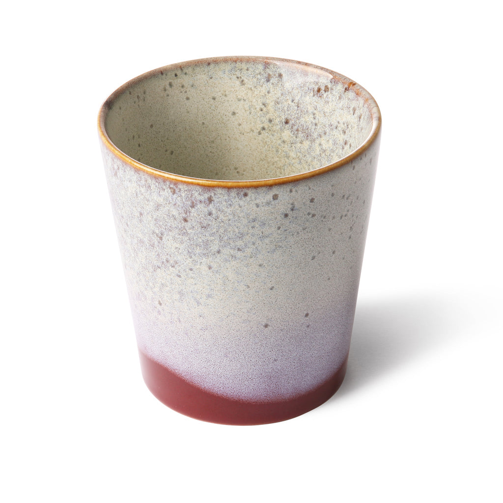 HKliving Tasse HKliving "70s Ceramics Frost" | 180ml Steingut-Tasse im Retro-Design