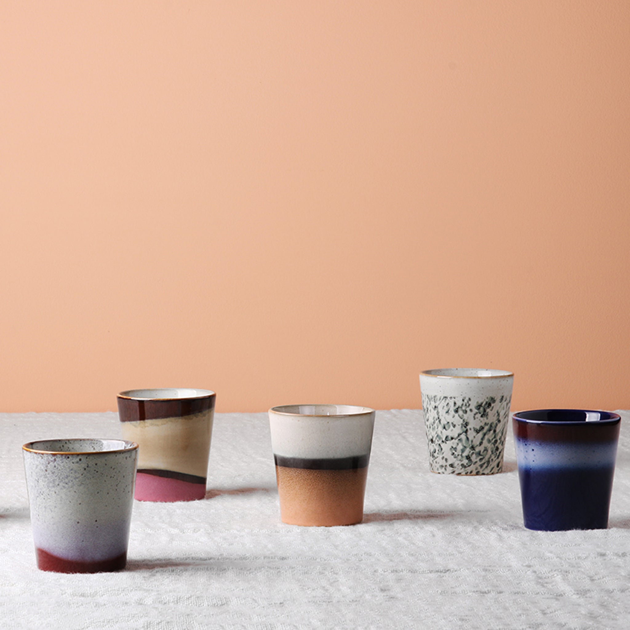 70s ceramics: cappuccino mug, dusk - HK Living