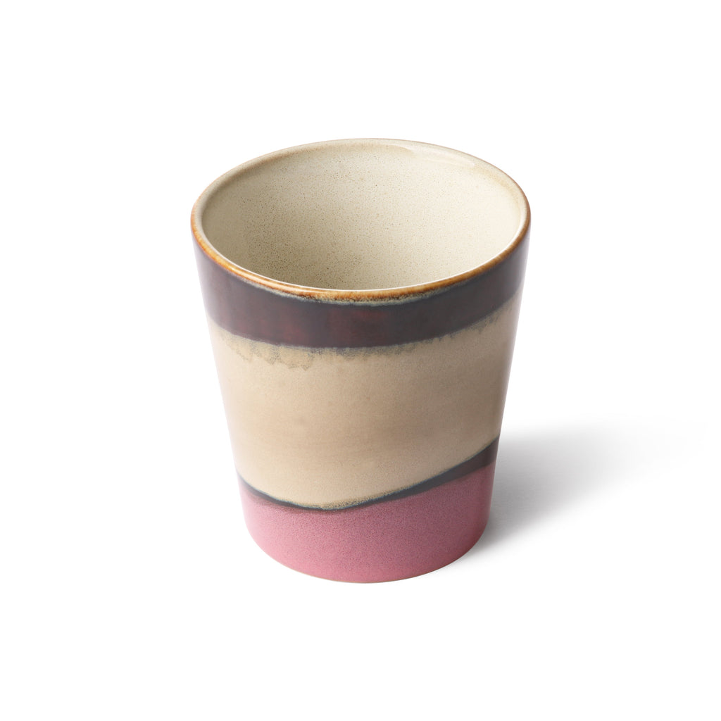 HKliving Tasse HKliving "70s Ceramics Dunes" | 180ml Steingut-Tasse im Retro-Design