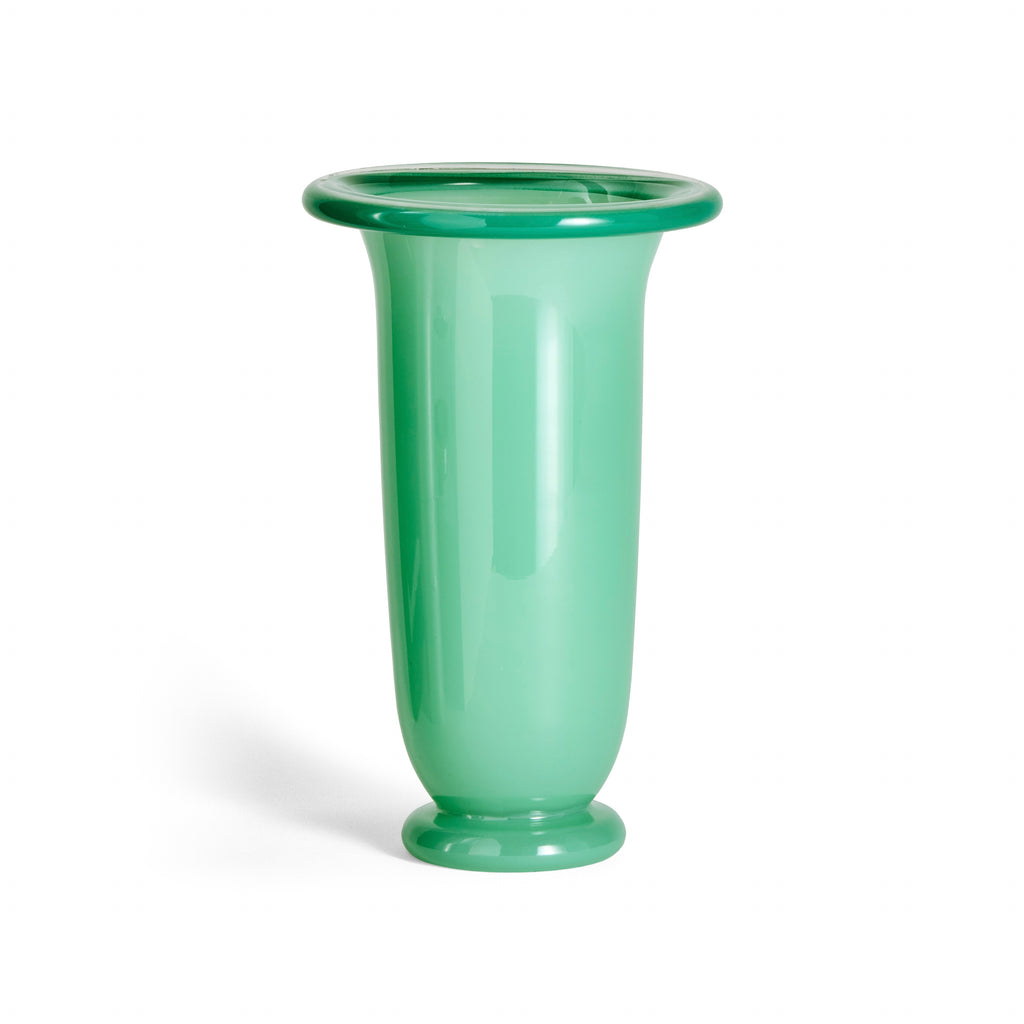 HAY Vase „Empire Large Green“ | Skulpturales Highlight für dein Zuhause | HAY
