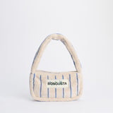 BONGUSTA Tasche „Naram Mini Bag Moon Beam & Ultramarine“ | Hell-Dunkel-Kontrast | Bongusta