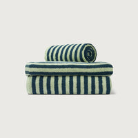 BONGUSTA Gästehandtuch Bongusta „Seafoam & Deep Teal“ | Luxuriös und weich