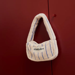 BONGUSTA Tasche „Naram Mini Bag Moon Beam & Ultramarine“ | Hell-Dunkel-Kontrast | Bongusta