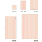 BONGUSTA Badetuch BONGUSTA “Naram Tropical & Creme” | 70x140 cm | Luxuriös & Langlebig