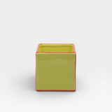 Table Machine Vase “Simple Tile” Yellow & Orange | Minimalistisches Design | Table Machine