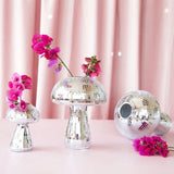 L´expressionist Vase “Disco Champignon” 20 cm | Glänzende Pilz Vase | L’expressionist