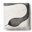 BONGUSTA Kissen „Snake Black“ | Grafisches Schlangenmotiv | Bongusta