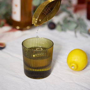 Here's How Gläser-Set „Lowball Olive“ (2 Stk.) | Zeitloses Barformat | Here’s How