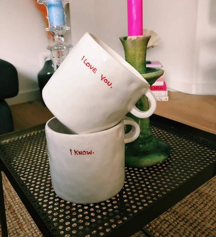 anna & nina Keramiktasse "I Love You" | anna & nina | handbemalt