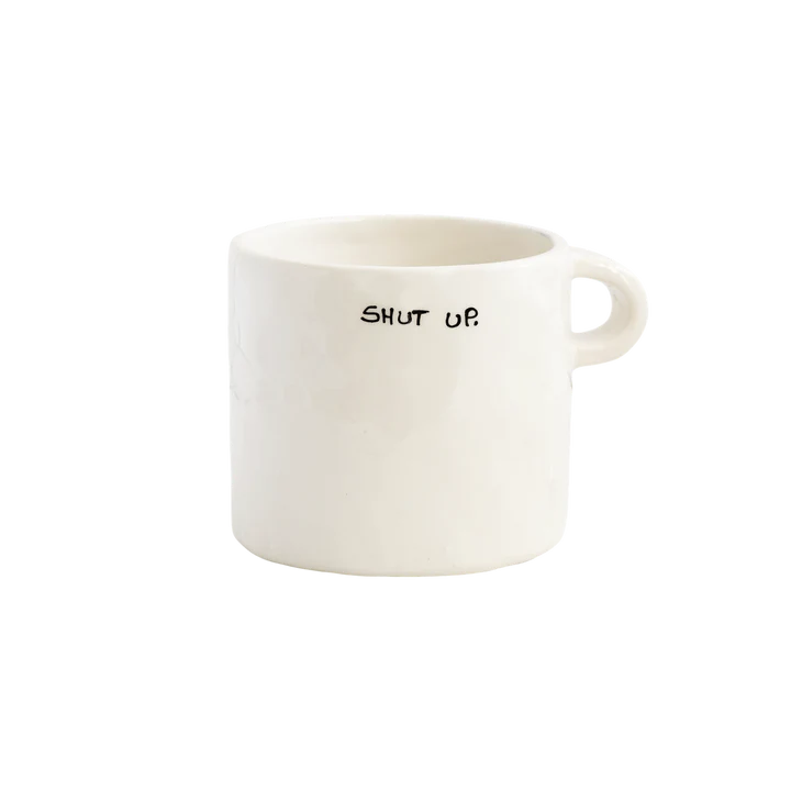 anna & nina Keramiktasse "Shut Up" | anna & nina | handbemalt
