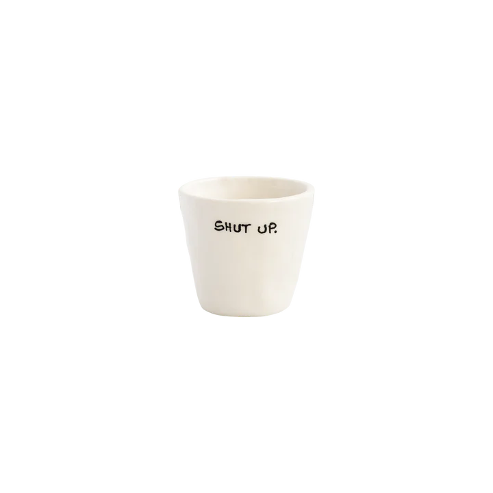 anna & nina Espressotasse "Shut Up"| anna & nina | handbemalt