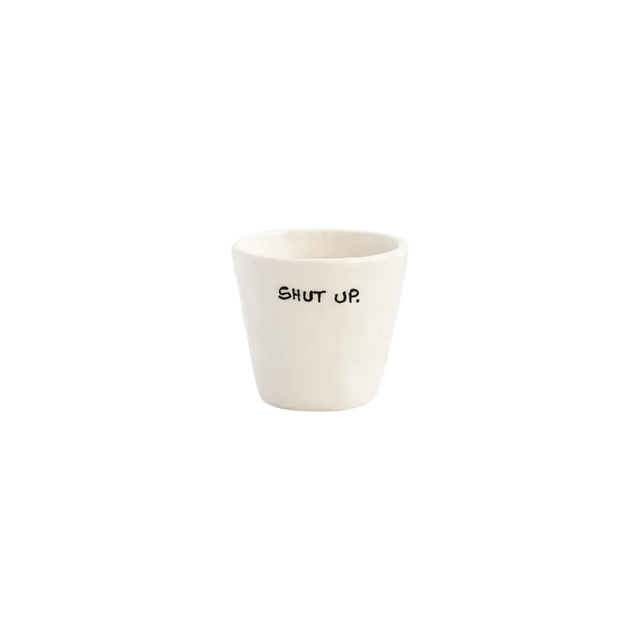 anna & nina Espressotasse "Shut Up"| anna & nina | handbemalt