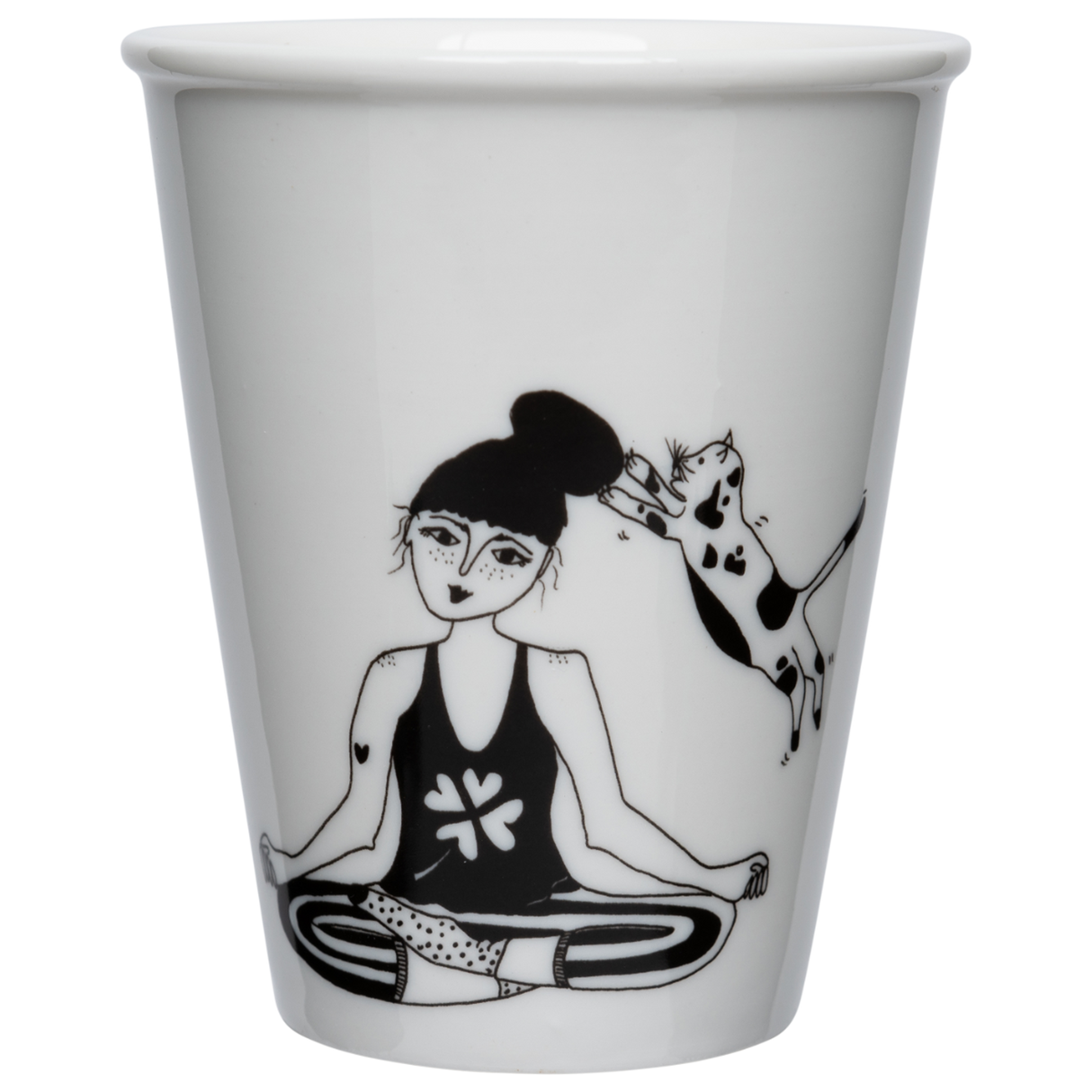helen b Becher helen b "Zen with Cats" | Design Mug mit Illustrationen von Helen Blanchaert