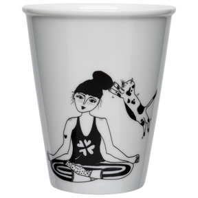 helen b Becher helen b "Zen with Cats" | Design Mug mit Illustrationen von Helen Blanchaert