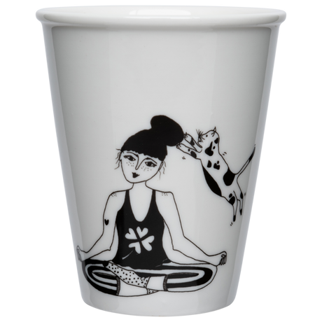 helen b Becher helen b "Zen with Cats" | Design Mug mit Illustrationen von Helen Blanchaert