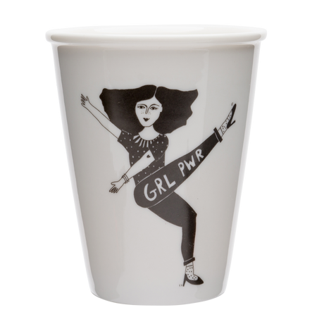 helen b Becher helen b "Grl Pwr" | Design Mug mit Illustrationen von Helen Blanchaert