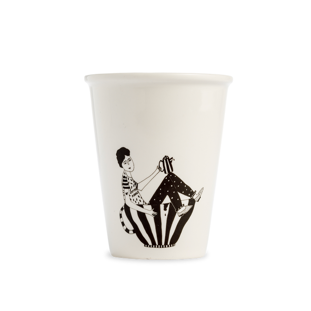 helen b Becher helen b "Coffee Addict" | Design Mug mit Illustrationen von Helen Blanchaert