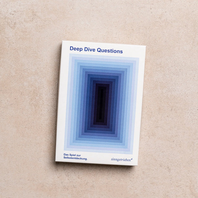 sinngetrieben Kartenspiel “Deep Dive Questions” | sinngetrieben
