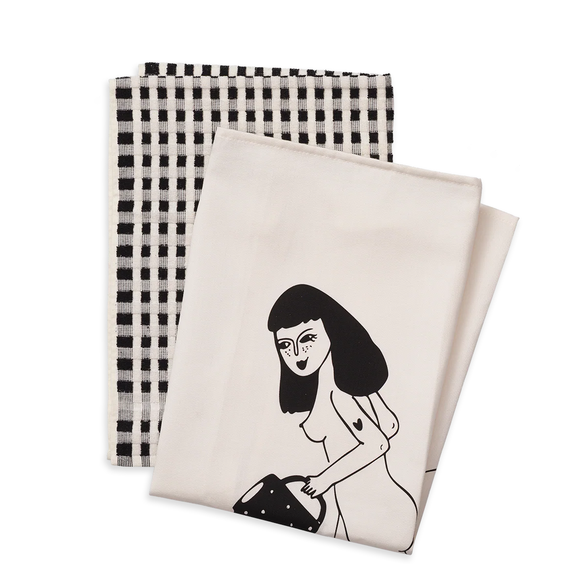 helen b Geschirrtücher “Happy Flowers” (2er Set) | Bunt & gut gelaunt | helen b