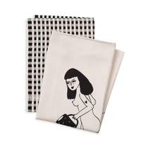 helen b Geschirrtücher “Happy Flowers” (2er Set) | Bunt & gut gelaunt | helen b