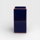 Table Machine Vase “Double Tile” Blue & Pink | Modernes Statement | Table Machine