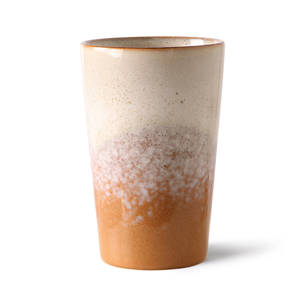 HKliving Tee Tasse HKliving "70s Ceramics Jupiter" | 180ml Steingut-Tasse im Retro-Design