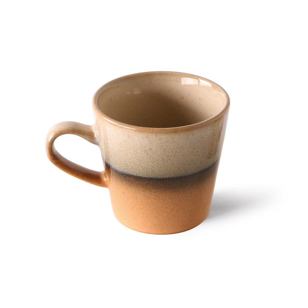 HKliving Americano Tasse HKliving "70s Ceramics Tornado" | 260 ml Steingut-Tasse im Retro-Design