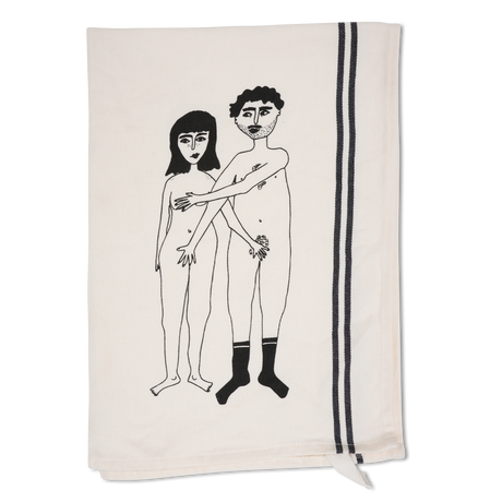 helen b Geschirrtuch helen b "Naked Couple" | 100% Baumwolle | mit Illustrationen von Helen Blanchaert