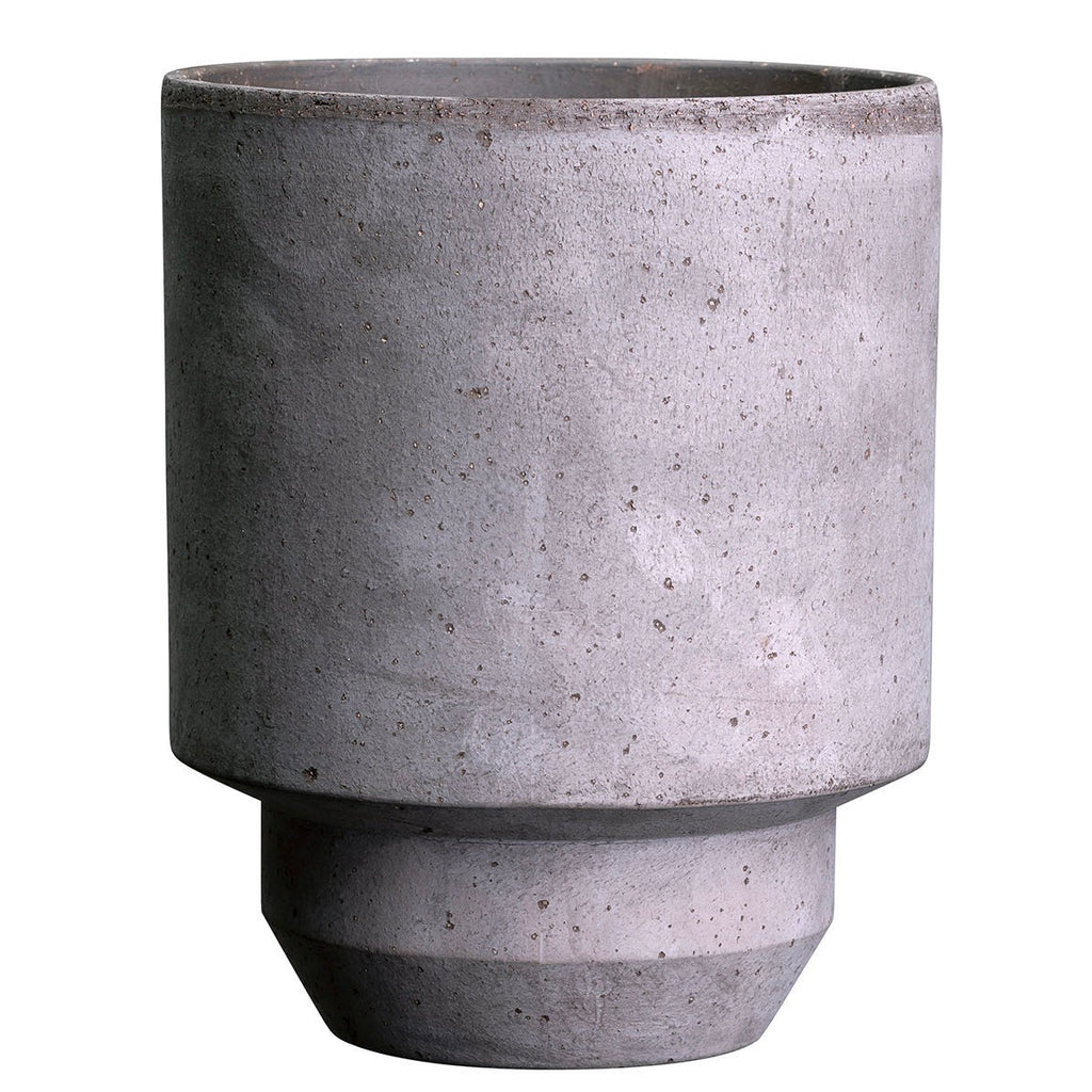 Bergs Potter Blumentopf The Hoff Raw Grey 18cm
