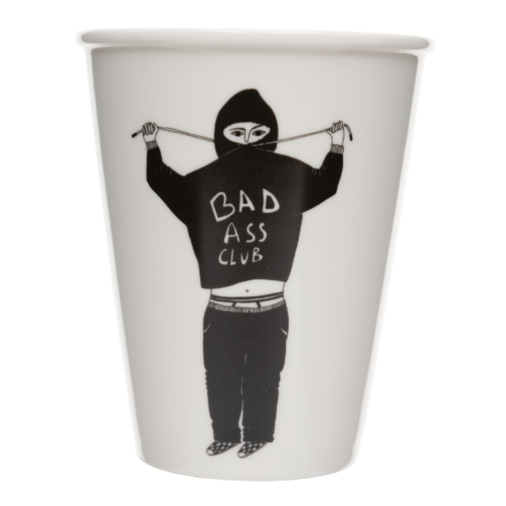 helen b Becher helen b "Bad Ass Club" | Design Mug mit Illustrationen von Helen Blancheart