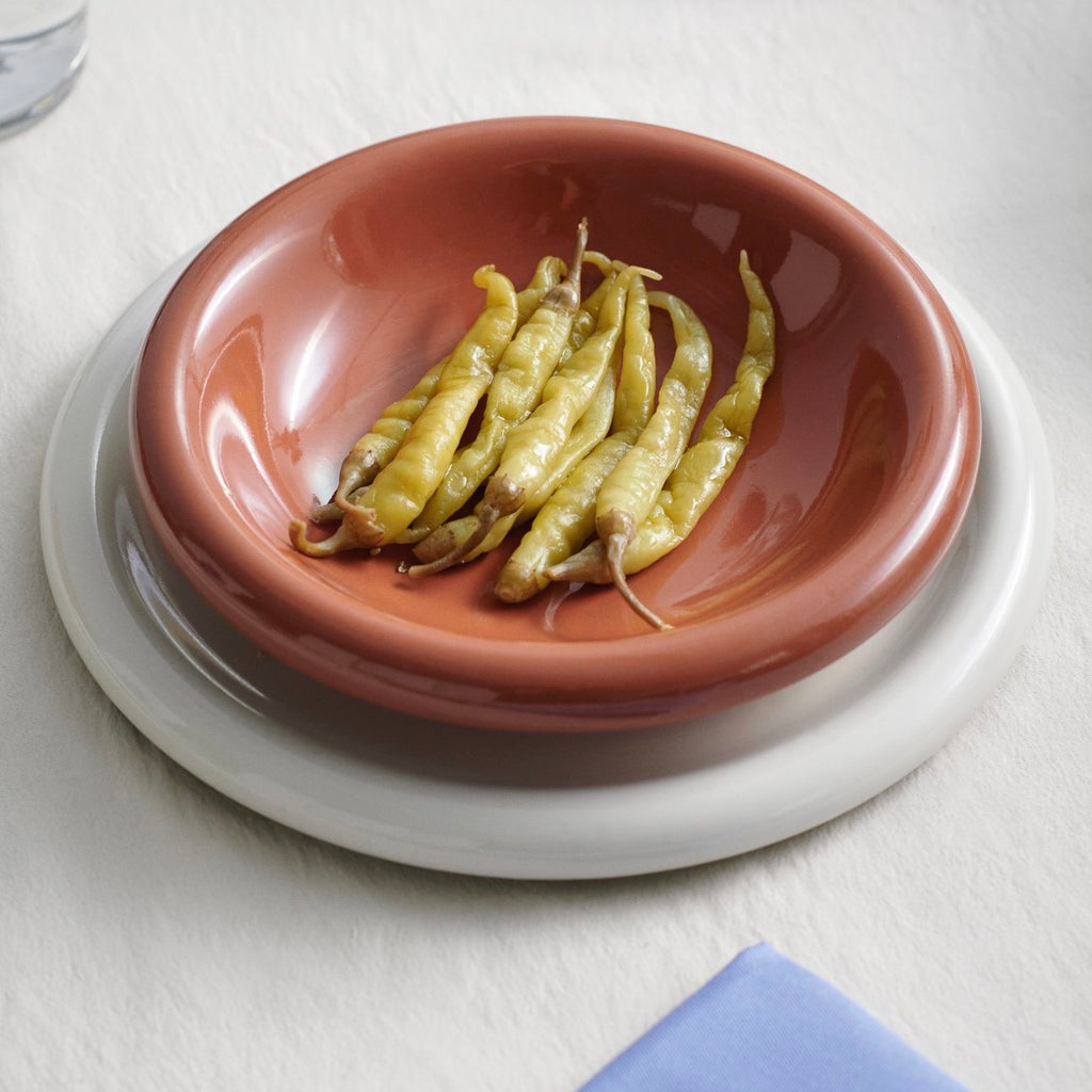 HAY Schale „Barro Bowl Natural“ | 2er-Set im authentischen Look | HAY
