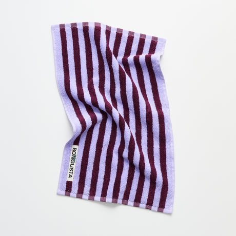 BONGUSTA Gästehandtuch „Wine & Lavender Blue“ | 30 × 50 cm | Bongusta