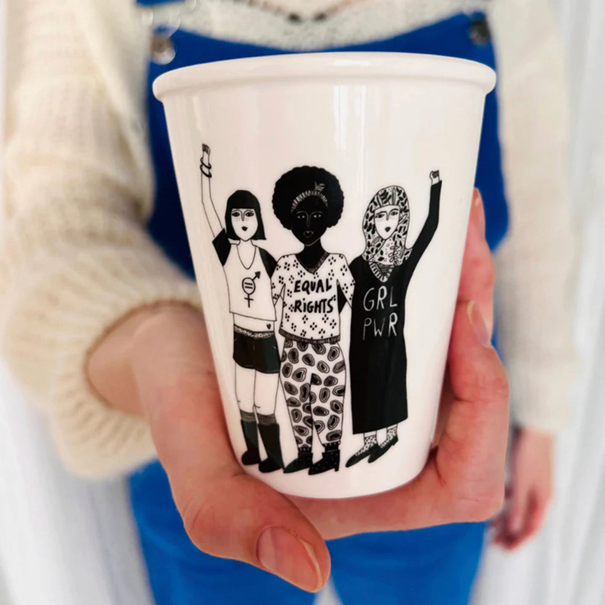 helen b Becher helen b "Female Power" | Design Mug mit Illustrationen von Helen Blanchaert