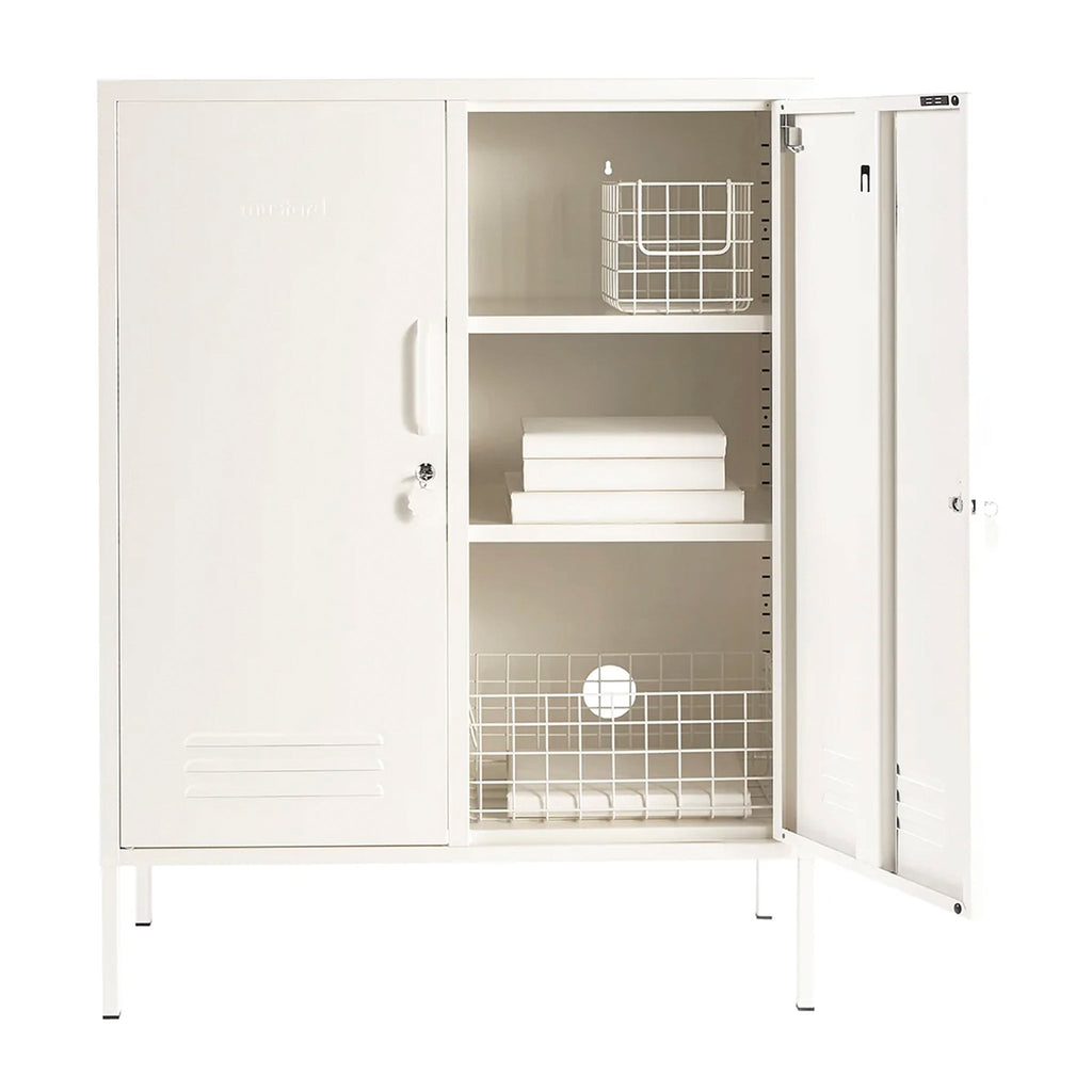 mustard Metallschrank Mustard The Midi White