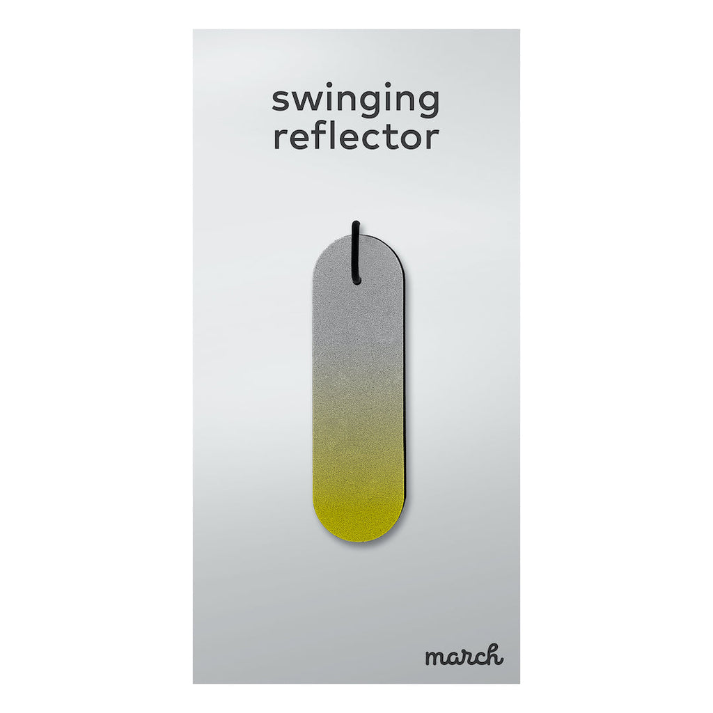 March Design Studio Swinging Reflector Long Fade Yellow