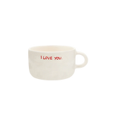 anna & nina Cappuccinotasse "I Love You" | anna & nina | handbemalt
