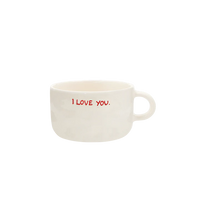 anna & nina Cappuccinotasse "I Love You" | anna & nina | handbemalt