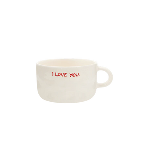 anna & nina Cappuccinotasse "I Love You" | anna & nina | handbemalt