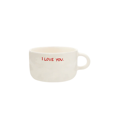 anna & nina Cappuccinotasse "I Love You" | anna & nina | handbemalt
