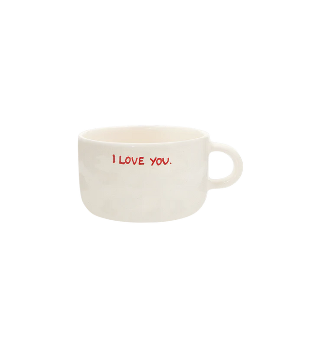 anna & nina Cappuccinotasse "I Love You" | anna & nina | handbemalt